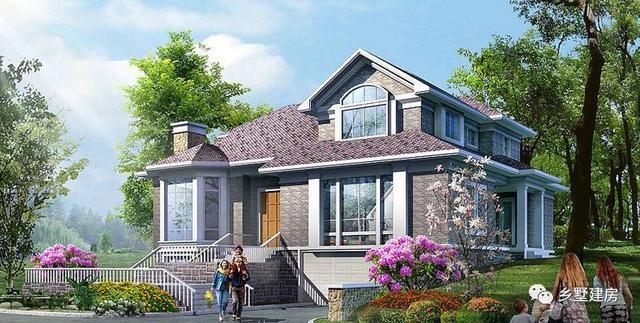 二層清新自然田園風(fēng)農(nóng)村自建房，看過的人都想回農(nóng)村建一棟！