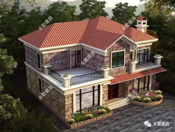 二層清新自然田園風(fēng)農(nóng)村自建房，看過的人都想回農(nóng)村建一棟！