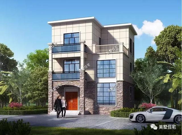 平屋頂好還是坡屋頂好？平頂施工簡單，造價低，6款平屋頂別墅設計圖分享給你