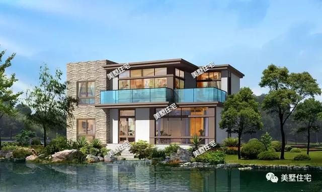 平屋頂好還是坡屋頂好？平頂施工簡單，造價低，6款平屋頂別墅設計圖分享給你