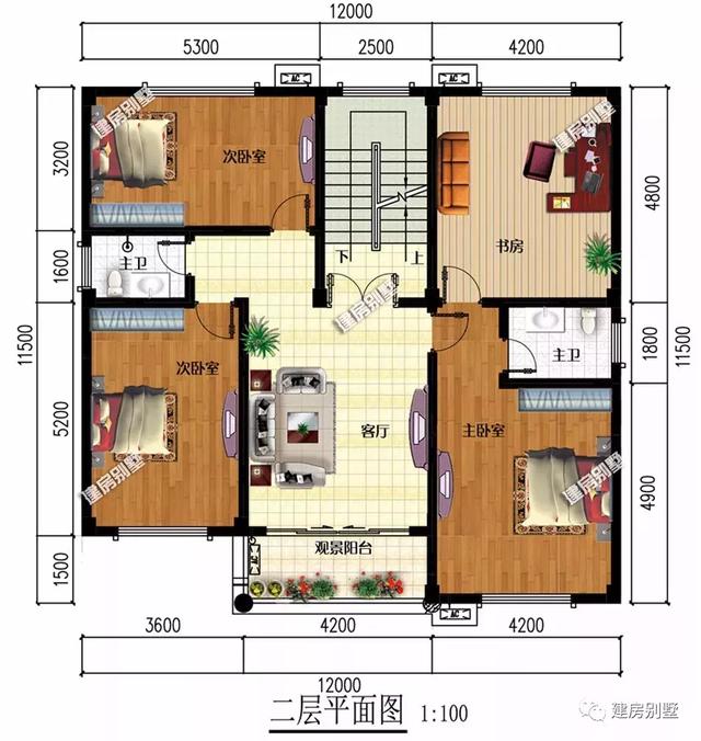 三棟同面寬的農村自建房設計圖，有華麗的，有簡單好施工的，你喜歡哪一款？