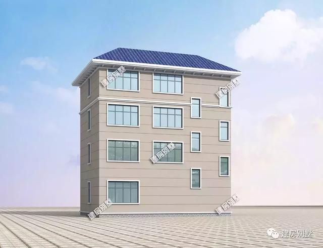 四層農村別墅設計圖，美觀易施工，有備用客房