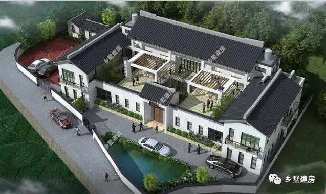 15款中國傳統建筑四合院別墅設計圖，款款精致，經典大氣