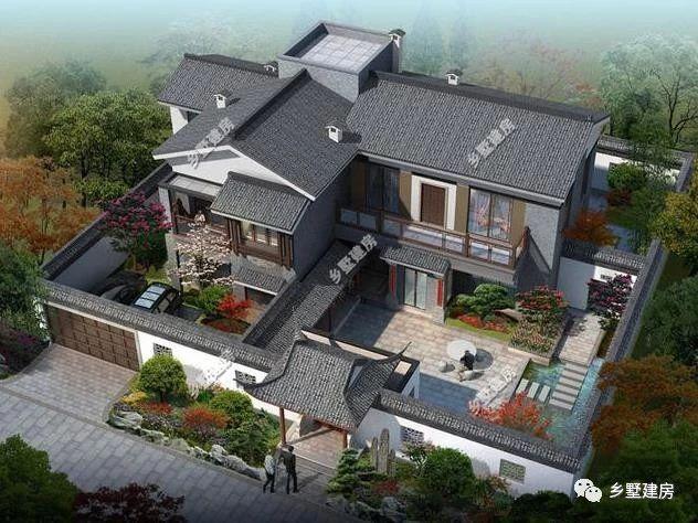 15款中國傳統建筑四合院別墅設計圖，款款精致，經典大氣