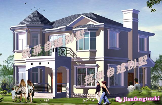 2款農村別墅設計圖紙，房子洋氣，一款帶羅馬柱，一款不帶，你喜歡哪款