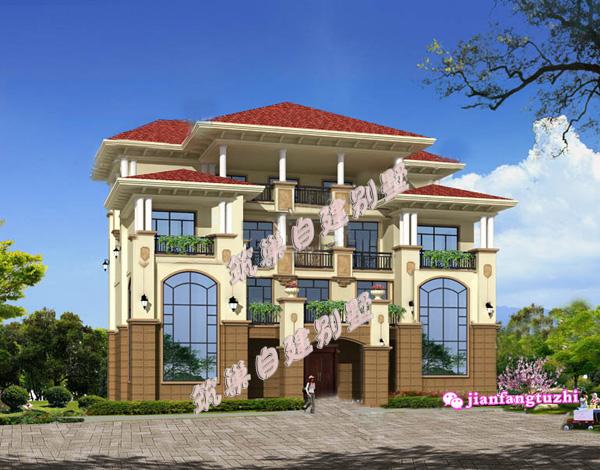 2款農村別墅設計圖紙，房子洋氣，一款帶羅馬柱，一款不帶，你喜歡哪款