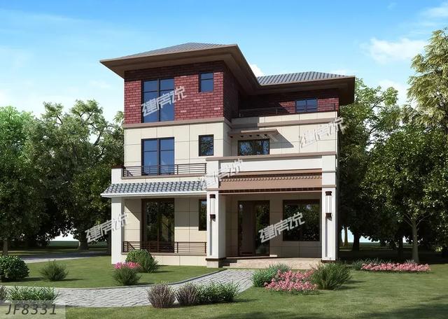 三款超級好看的農村小別墅設計圖，能有一塊宅基地蓋一棟屬于自己的別墅是件多么幸福的事兒