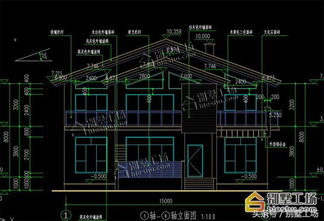 15X14米二層別墅設(shè)計圖，空間利用合理且居住舒適