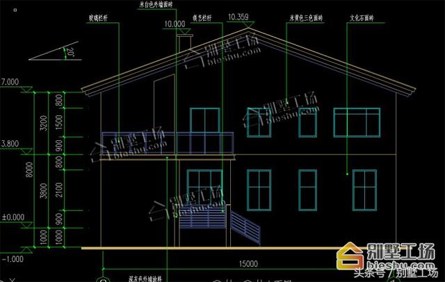 15X14米二層別墅設(shè)計圖，空間利用合理且居住舒適