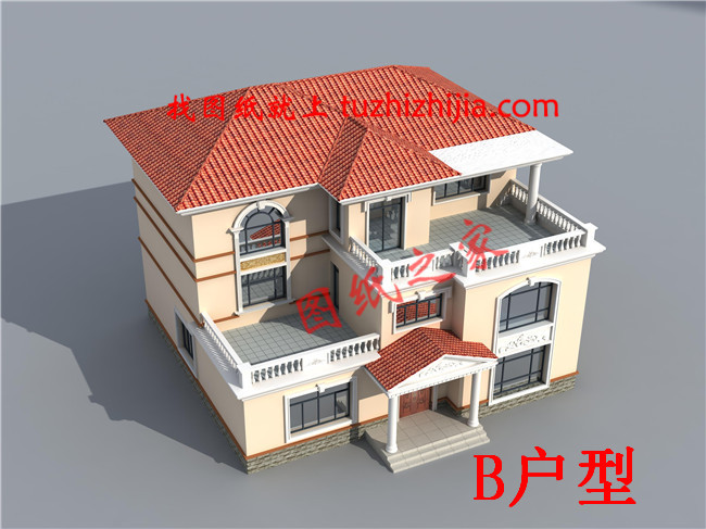 經典農村三層樓房設計圖,各種尺寸,各種戶型供您選擇