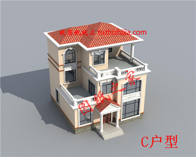 經典農村三層樓房設計圖,各種尺寸,各種戶型供您選擇