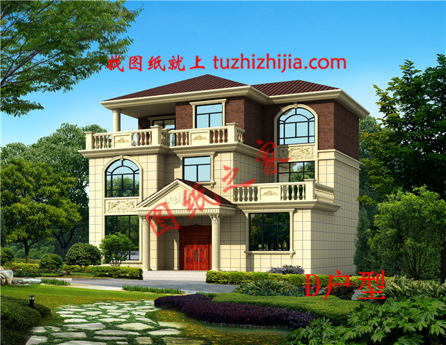 經典農村三層樓房設計圖,各種尺寸,各種戶型供您選擇