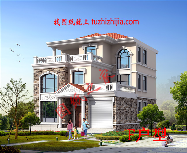 經典農村三層樓房設計圖,各種尺寸,各種戶型供您選擇