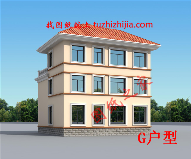 經典農村三層樓房設計圖,各種尺寸,各種戶型供您選擇