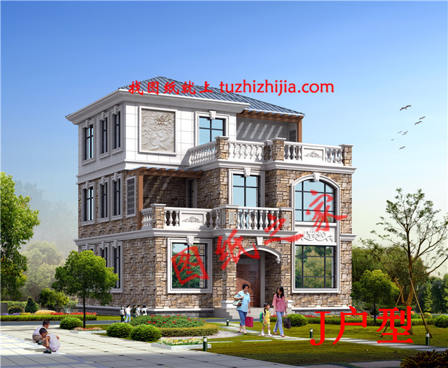 經典農村三層樓房設計圖,各種尺寸,各種戶型供您選擇