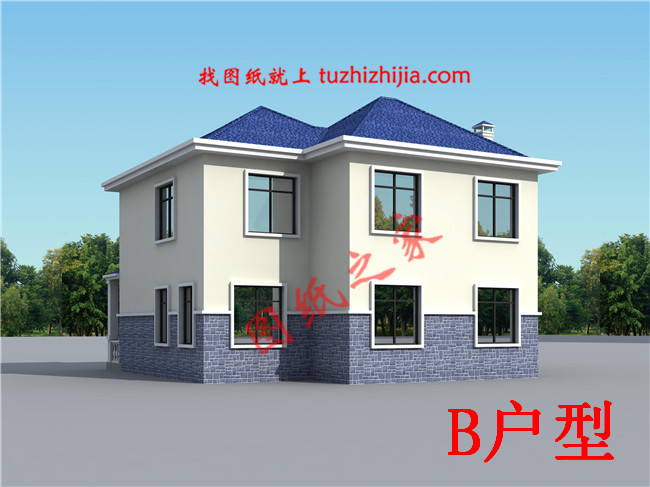 10套農村經典二層樓房設計圖紙，多戶型，多尺寸，總有一款適合您