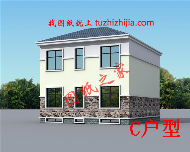 10套農村經典二層樓房設計圖紙，多戶型，多尺寸，總有一款適合您