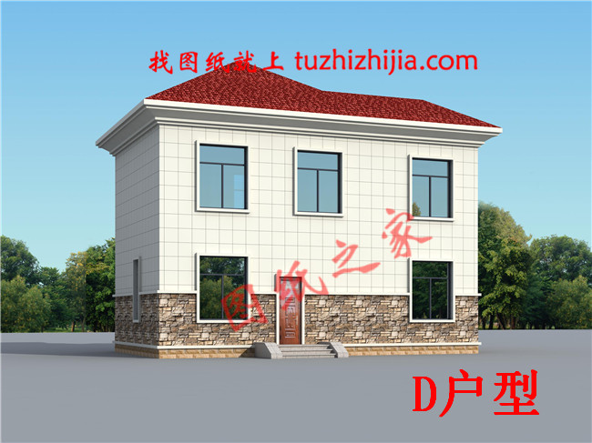 10套農村經典二層樓房設計圖紙，多戶型，多尺寸，總有一款適合您