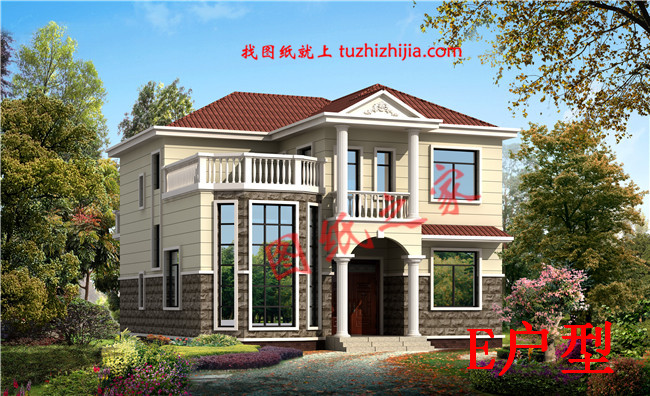 10套農村經典二層樓房設計圖紙，多戶型，多尺寸，總有一款適合您