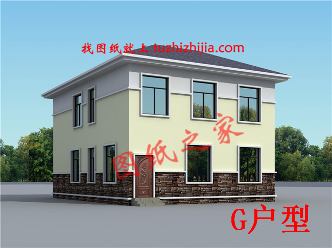 10套農村經典二層樓房設計圖紙，多戶型，多尺寸，總有一款適合您