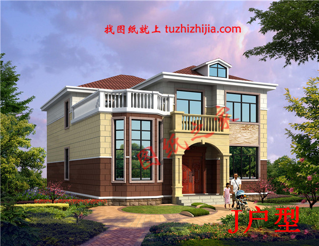 10套農村經典二層樓房設計圖紙，多戶型，多尺寸，總有一款適合您