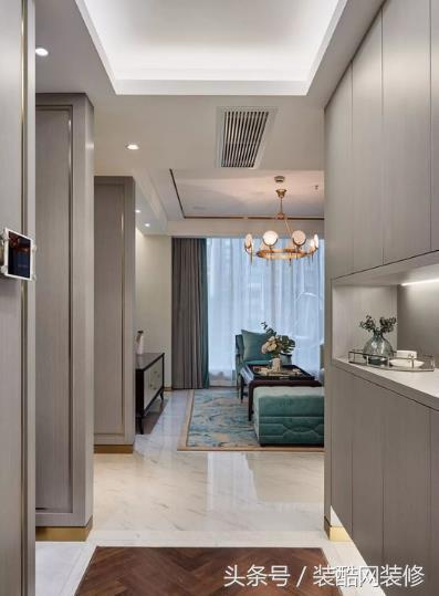 109平清新孔雀綠簡美風，客廳清新孔雀綠優雅有格調，裝修20萬，你心動嗎？