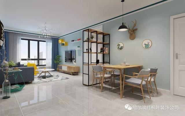 人生第一套80㎡北歐風格裝修效果圖，經濟實惠，裝修效果一級棒！