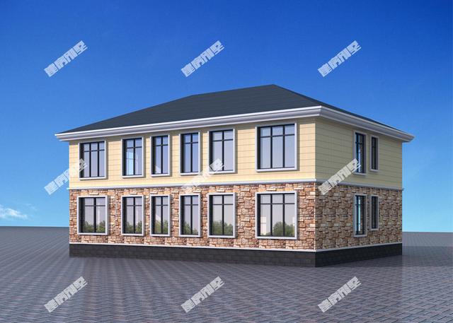 一款經典實用的雙拼別墅，適合家里有兩兄弟的家庭建