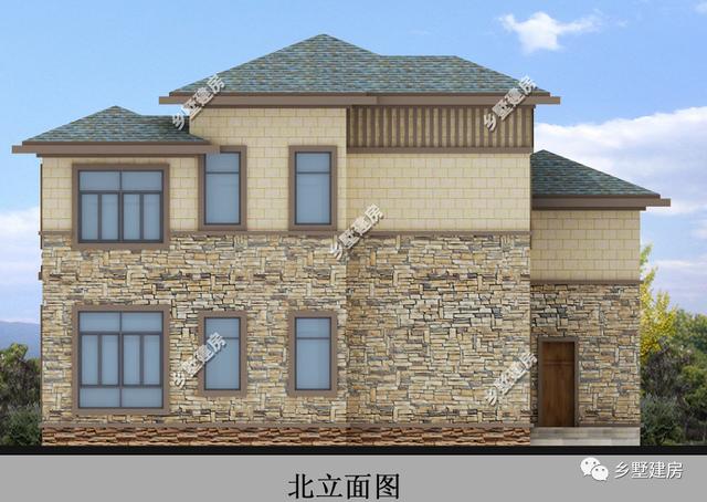 二層農村自建房別墅設計圖，具有現代感，外觀不易過時