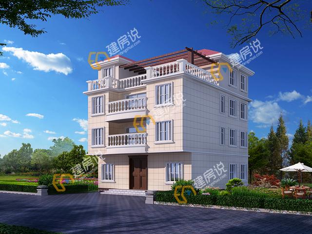 豪華四層別墅設計圖，超顯富貴氣質，自己住著也舒服開心