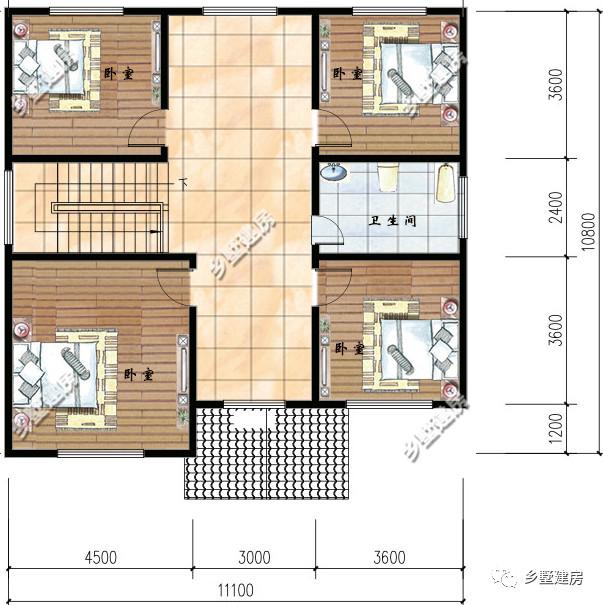11X10米農村自建房設計圖，造價低，建一棟房不僅實用而且實惠