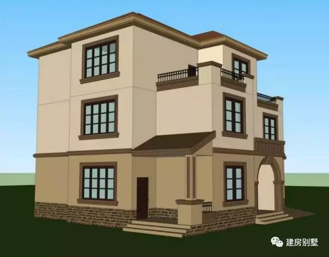 我的農(nóng)村自建房設(shè)計(jì)，主體40萬(wàn)左右，建成后人人都贊不絕口