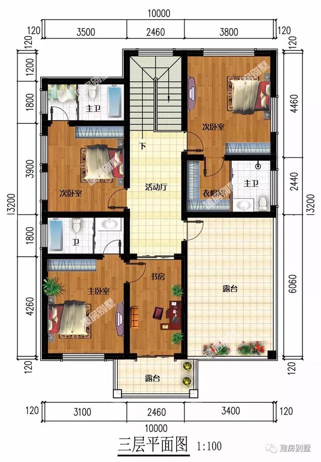 三棟江西人最喜歡的農村自建房設計圖，每一棟都是精品