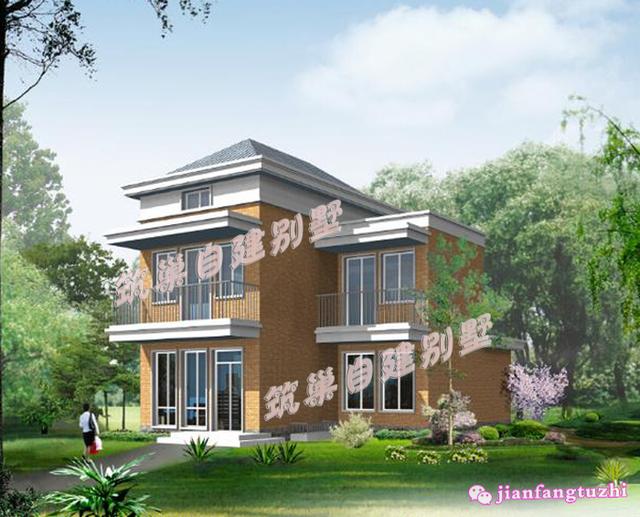 二層農(nóng)村小戶型自建房別墅設(shè)計(jì)全套圖紙，帶農(nóng)具間柴灶化糞池，內(nèi)部布局合理