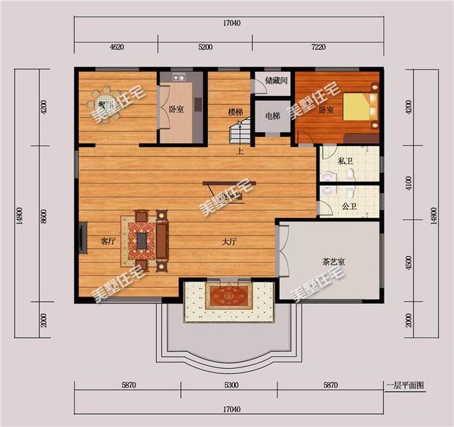 三層歐式農村別墅設計圖，電梯+書房+露臺，為自己提高一下生活品質