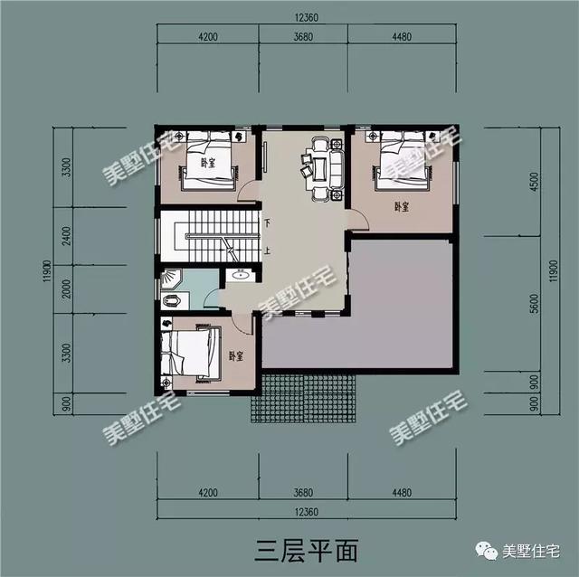 中式帶庭院自建房設(shè)計(jì)圖，建成后很有韻味，有種歸隱山林的感覺(jué)
