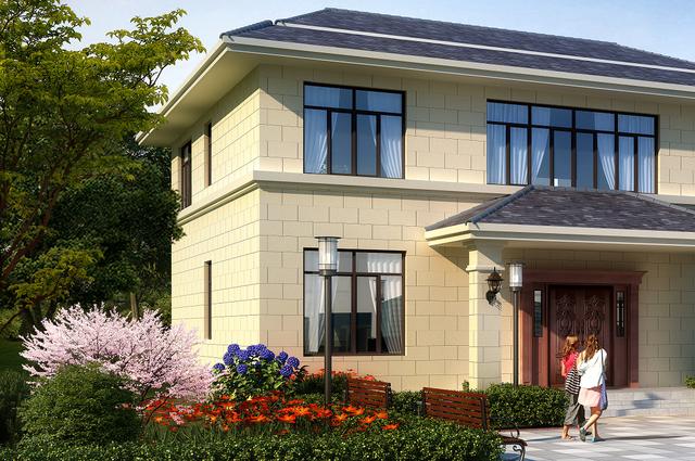 歐式別墅設計圖，一款別墅，設計了兩種外觀，喜歡哪種就建哪種