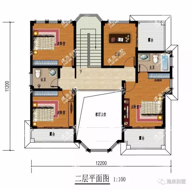 兩棟農村的別墅設計圖，屋型美觀，經濟適用