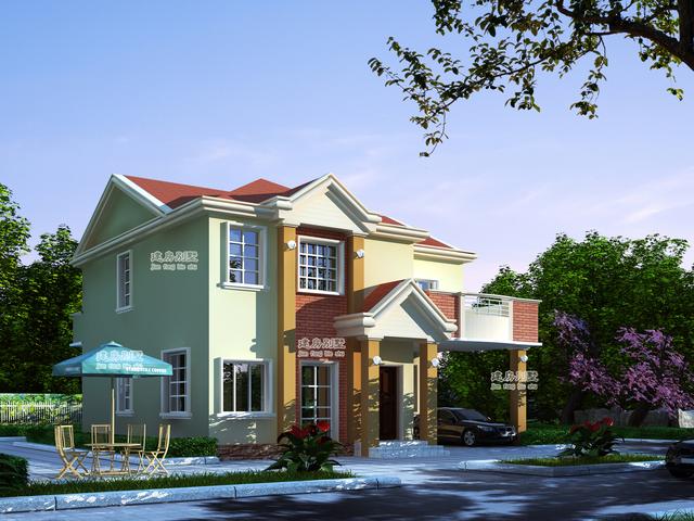 9款帶車庫的二層別墅設(shè)計圖，主體造價都不是很高，簡單實用，讓別人羨慕去吧