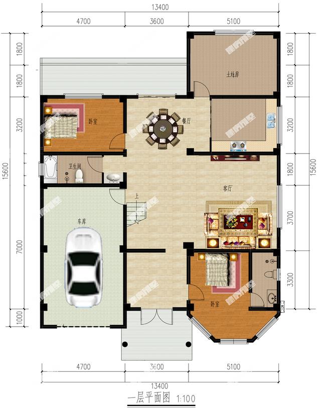9款帶車庫的二層別墅設(shè)計圖，主體造價都不是很高，簡單實用，讓別人羨慕去吧