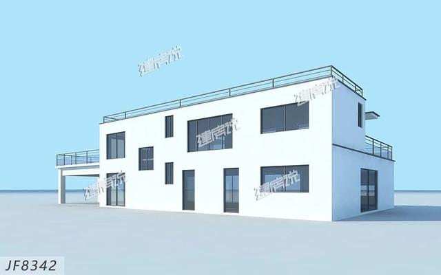 現(xiàn)代風(fēng)別墅設(shè)計(jì)圖，帶私家泳池，帶庭院，這種舒適悠閑的生活你向往么