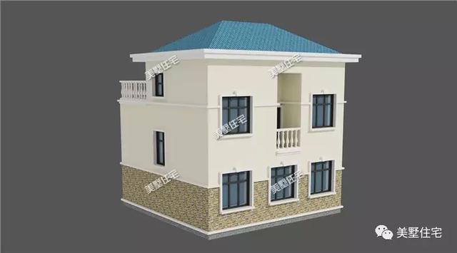 二層簡歐別墅設(shè)計圖，布局設(shè)計實用經(jīng)濟，新房子新生活新氣象