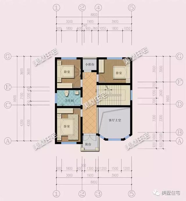 二層簡歐別墅設(shè)計圖，布局設(shè)計實用經(jīng)濟，新房子新生活新氣象