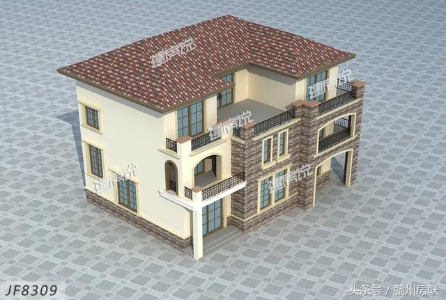 田園風(fēng)格的別墅設(shè)計(jì)圖，賺了錢一定要建一棟這么漂亮的別墅