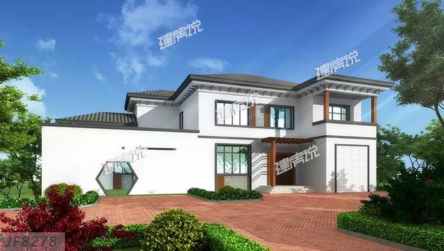 分享5款農村二層別墅設計圖，外觀精美，布局實用，造價經濟