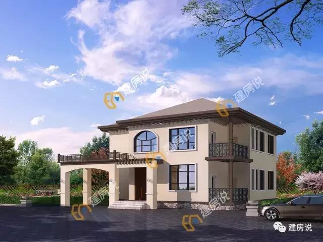分享5款農村二層別墅設計圖，外觀精美，布局實用，造價經濟
