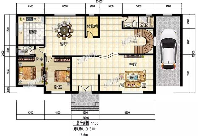 分享5款農村二層別墅設計圖，外觀精美，布局實用，造價經濟