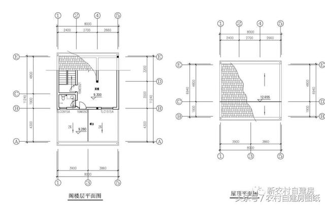 7款小戶型農村別墅設計圖，100平以內，小面積也可以建好房