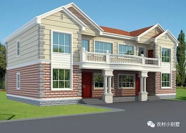 3套比較簡單的雙拼別墅圖，造價低哦，后悔看到的太遲了