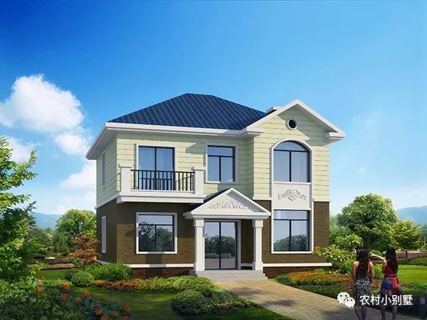 10.5×10米二層農(nóng)村小樓設(shè)計圖，生三胎都夠住